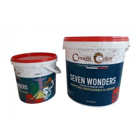 SEVEN WONDERS IDROPITTURA AL QUARZO